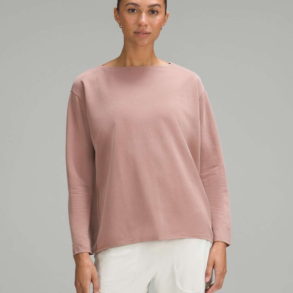 Lululemon Back in Action Long-Sleeve Shirt *Pique Twilight Rose